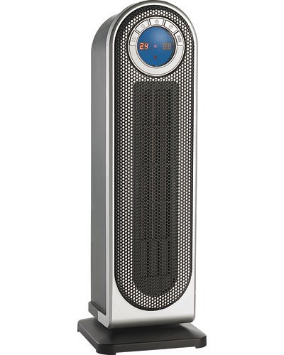 Sichler Haushaltsgeräte Keramiklüfter Heizlüfter: Digitaler Keramik-Heizlüfter mit Thermostat & Oszillation, FB, 2.000 W (Heizlüfter mit Temperaturregler, Design Heizlüfter, Camping Tisch)