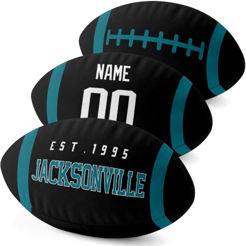 Image of ANTKING Jacksonville Throw Pillow Custom Name Number for Men Boy Gifts