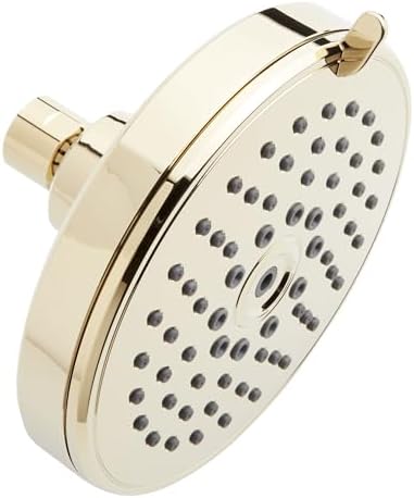 Signature Hardware 955102-25 2.5 GPM Multi Function Shower Head - Polished Brass