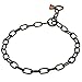 Sprenger Black Stainless Steel Medium Sized Link Chain Collar - 3.0 mm x 24 inches
