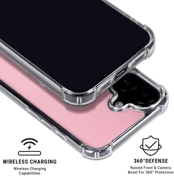 Skinit Clear Phone Case Compatible with iPhone 16 - Officially Licensed Disney Monsters Inc. Boo Portrait Design