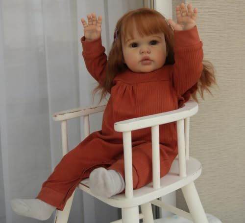 Muñeca Reborn Bebé Realista 24 Pulgadas Cuerpo Suave miniatura 2