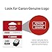 Canon PG-243 Genuine Black Ink Cartridge, Compatible with iP2820, MX492, MG2420/2520/2920/2922/2924/3020/2525, TS3120/302/302a/202/4520/3320