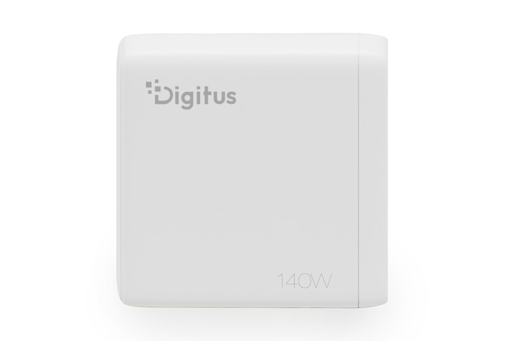 DIGITUS Caricabatterie USB-C GaN II – 3x USB-C e USB-A – 3 porte – fino a 140 W – Caricabatterie rapido – Adatto per laptop, cellulari, tablet, smartwatch, cuffie, powerbank – Bianco