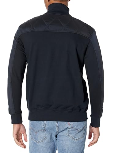 Image of BOSS Men's Quilted Detail Zip Up Jersey Jacket