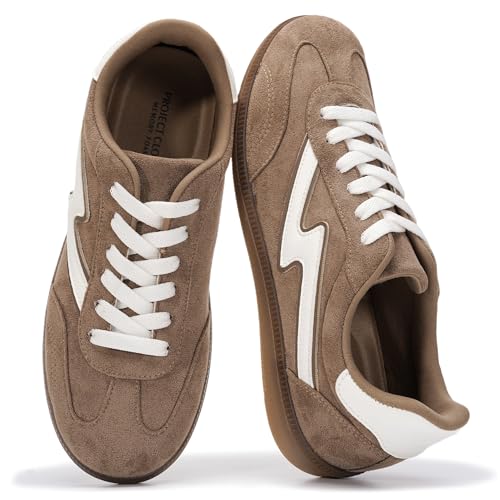 Image of Project Cloud Non-Slip Fashion Sneakers for Women, Lace-Up Shoes | Memory Foam Insole Trendy Womens Footwear - Comfortable Casual Womens Sneakers - Stylish Shoes Women Breathable Footwear