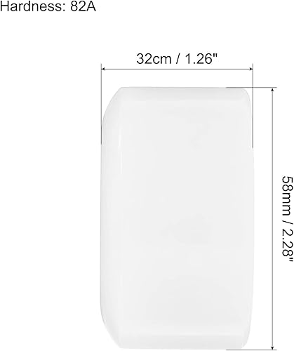 Miniatura 2 de PATIKIL Ruedas de 1.260 x 2.283 in con rodamientos, paquete de 2 patines 82A de repuesto para patineta de doble fila, para interiores o exteriores,