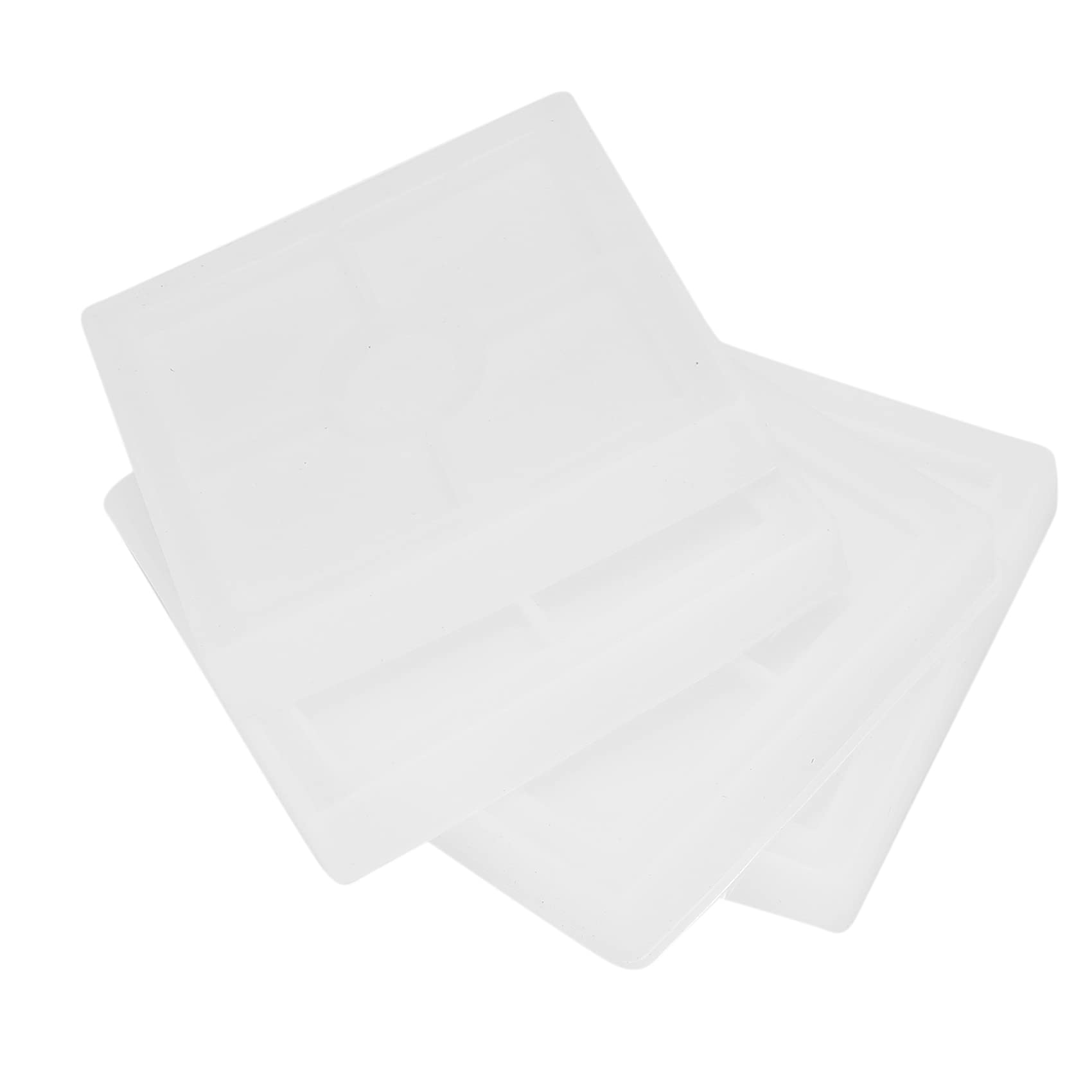 CTRLZS Silicone Coaster Molds Silicone Resin Mold, Clear Epoxy Molds For Casting With Resin, Concrete, Cement And Polymer Clay (4 Pack Square Molds)