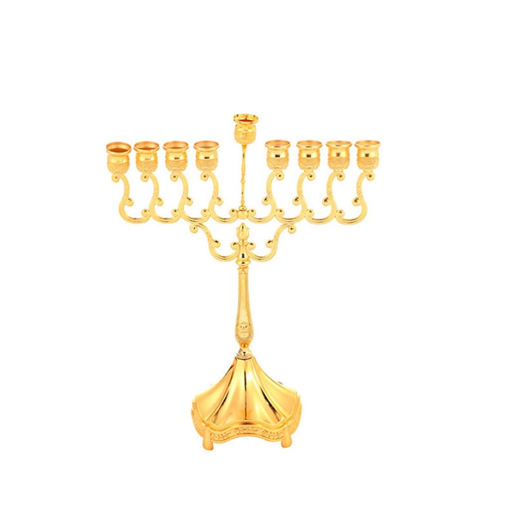 HTTGDGDH Alloy Candle Holder Tabletop Ornament European Candlelight Dinner Romantic Crafts,
