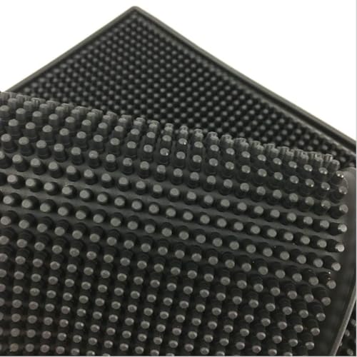 Extra Large (28 inch by 16 inch) Thick Rubber Service Bar Mat for Home Kitchen Counter Mat, Bartender Bar Mat, Dish Drying Mat, 2 Packs Black by Jinmuxilll - Image 8