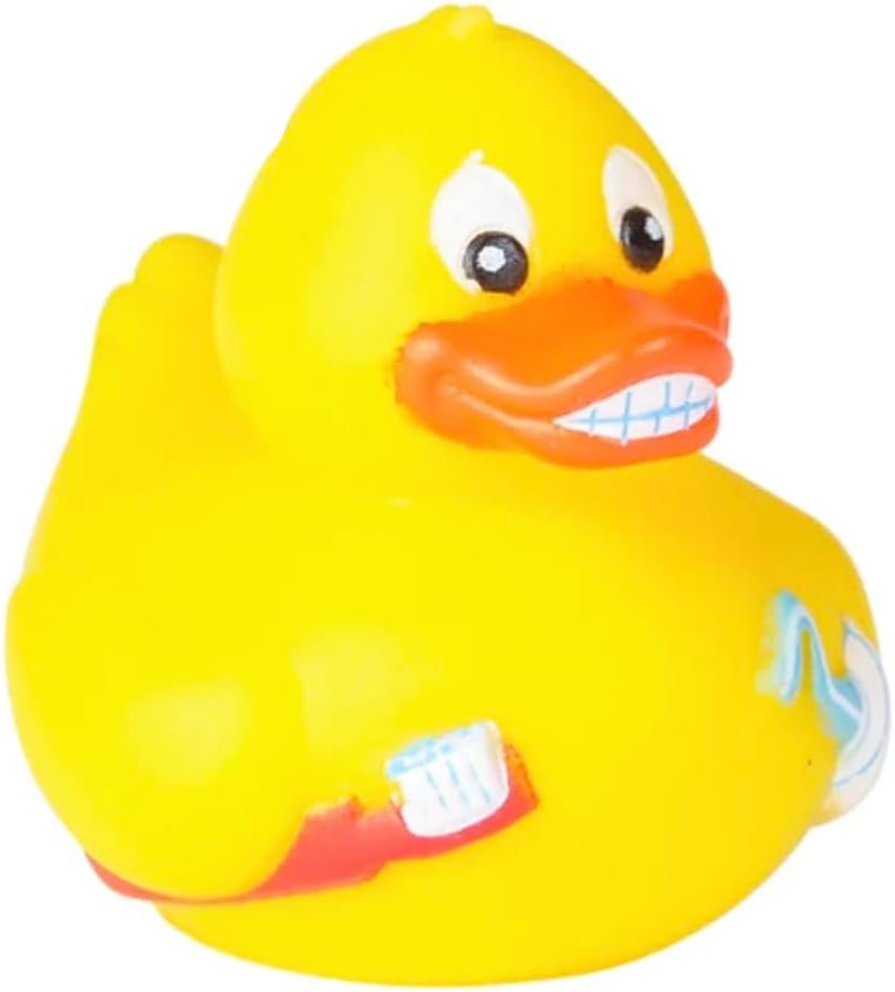 Dentist Rubber Ducks - Dental Office, Bath Toys, Party Favors, Prize Boxes, Reward, Treasure Boxes, Goodie Bags, Stocking Stuffers - 3 Piece