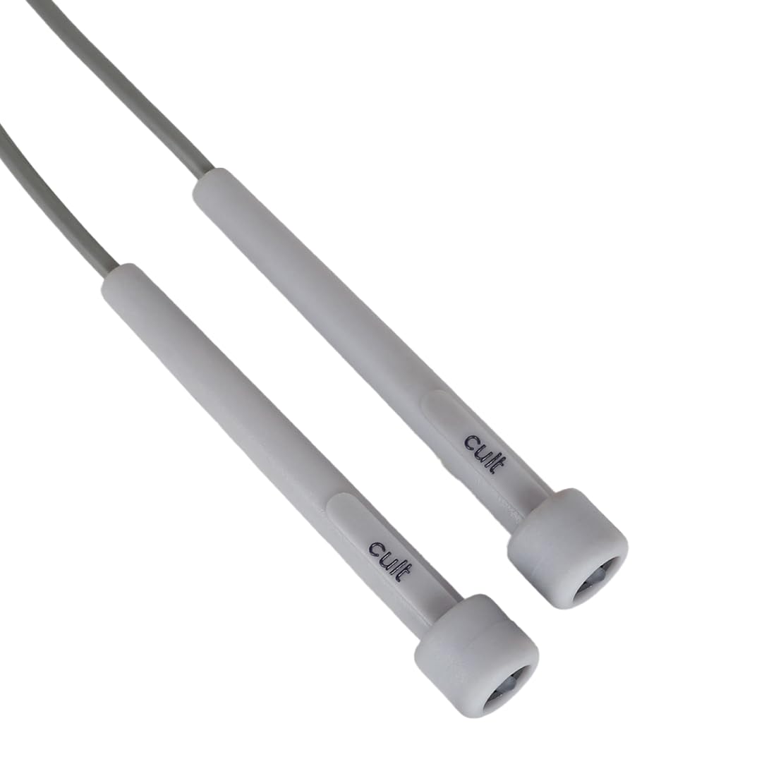 Cult Adjustable Skipping Rope for Men & Women | PVC Jump Rope with Anti-Slip Handles, 360° Smooth Rotation & Length Adjustment | Speed Rope for Cardio, Weight Loss, Endurance & Full Body Workout Grey-image-24