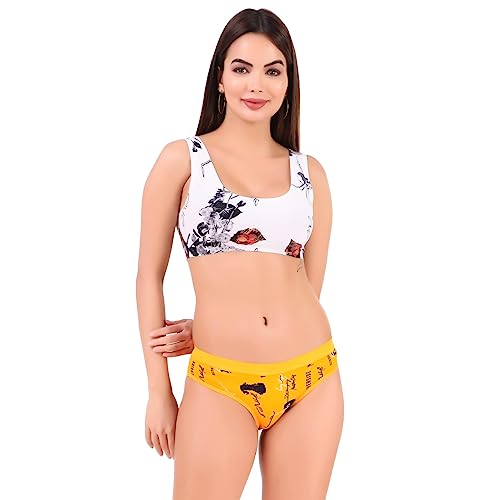 Image of GirlFriend Women Hipster Panty - Super Combed Cotton - Anti Bacterial, No Marks Waistband, Quick Dry Printed Panties