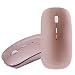 Produktbild Bluetooth Maus Geräuschlos Kabellose Mäuse,KINGCOO Ultra-dünne Tragbare Wiederaufladbare Bluetooth 3.0 Optische Maus,800/1200/1600 DPI Einstellbar für PC Laptop Macbook (Rose Gold)