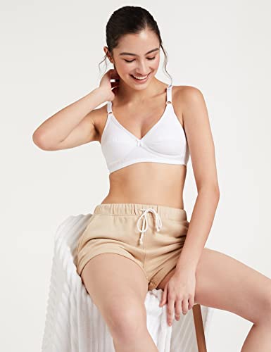 Image of Amazon Brand - Symbol Women's Wire Free Modern Cross Over Bra| Medium Coverage | Non-Padded | Non-Wired | Cotton Strech