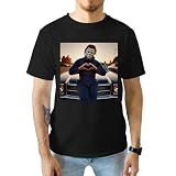 AstroFazz Halloween Shirt - Horror Character Tshirt- Horror Movie Shirts - Gifts for Halloween - Scary Shirts - Spooky T-Shirt (Black, L)