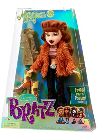Bratz Original Fashion Doll - MEYGAN - Includes Two Outfits, Fashion Accessories, Special Edition Holographic Packaging & Poster - For Kids & Collectors Ages 4+