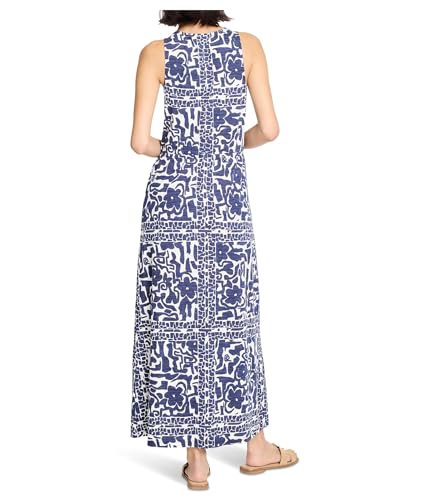 NIC+ZOE Women's Floret Blues Knit Dress2