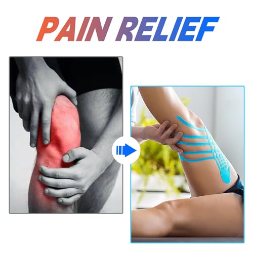 Kinesiotapes - Tape Sport 5 Rollen - Truetape - Kinesiologie Tape - Physio Tape - Sport Tape (5cm x 5m, 5 Farben)