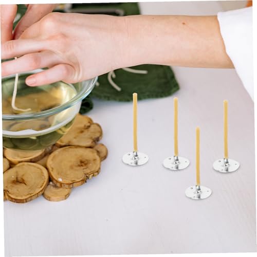 Mechas trenzadas para velas Ipetboom 100 piezas miniatura 4