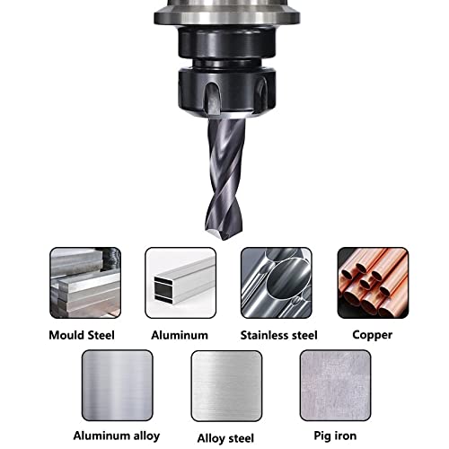 Broca de acero tungsteno 2.8X20X38 para CNC miniatura 6