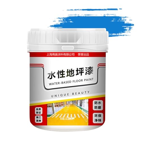 Pintura Para Pisos Antideslizante De Secado Rápido | Pintura Epoxi Para Suelos A Base De Agua De 500 G | Pinturas Impermeables Para Pisos De Concreto | Interiores De Revestimiento De Pisos De Garaje