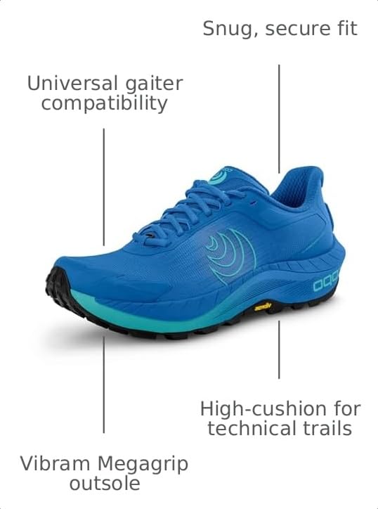 Image of Topo Athletic Women's MTN Racer 4 Lightweight Comfortable 5MM Drop Trail Running Shoes, Athletic Shoes for Trail