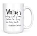 "Women Belong In All Places Where Decisions Are Being Made" Ruth Bader Ginsburg Quote Mug RBG - 15oz Deluxe Double-Sided Coffee Tea Mug
