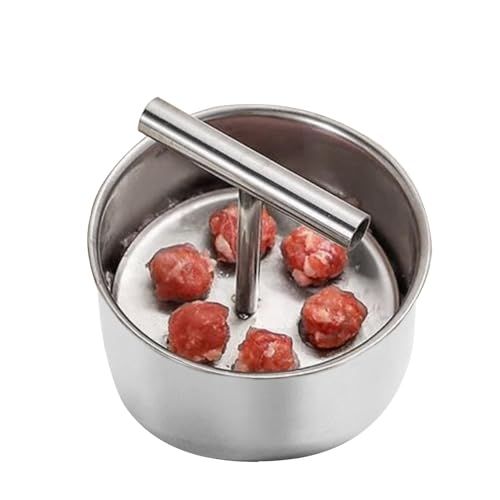 Máquina para hacer albóndigas de acero inoxidable, máquina para hacer bolas de carne de 6/12 agujeros, prensa para hacer albóndigas extruidas de cocina, herramienta de prensa manual para hacer bolas Máquina para hacer albóndigas de acero inoxidable, máquina para hacer bolas de carne de 6/12 agujeros, prensa para hacer albóndigas extruidas de cocina, herramienta de prensa manual para hacer bolas