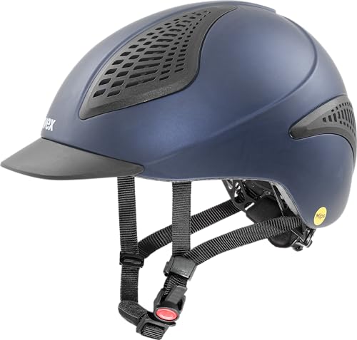 Uvex Exxential III MIPS Riding Helmet – Lightweight Comfort & Size Adjustment – Navy mat L-XL by Uvex - Used condition - US$98.08