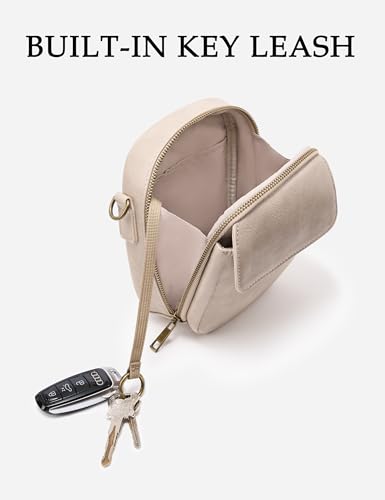 Image of Yarnic Small Crossbody Bag, Vegan Leather Cell Phone Purse for Women, Vintage Wallet Bag with Card Slots