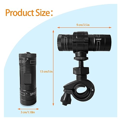 Mini caméra Full HD 1080p action VTT avec carte 64Go et enregistreur vidéo casque - 4