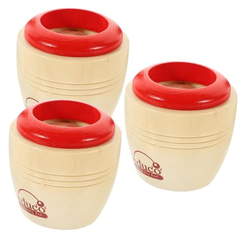 Yardwe 3 Stück Holzkaleidoskop Lernspielzeug