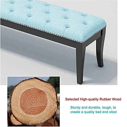 Taburete de sofa comodo y banco largo moderno para entrada de casa 6