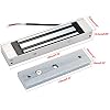 Electric Magnetic Lock 180KG 350LBS Holding Force Electromagnet Lock 12V Fail Safe NC Mode Single Door for Access Control System