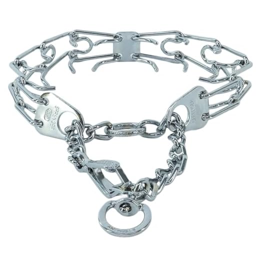 Herm Sprenger Pinch Dog Collar with Quick Release Snap LRG