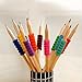 10Pcs Pencil Holders Cushion Multicolor Soft Foam Pencil Grips Writing Aid Pencil Holder Back, for Cushion Grippers Painting Pens Drill Pen, Drawing Pens