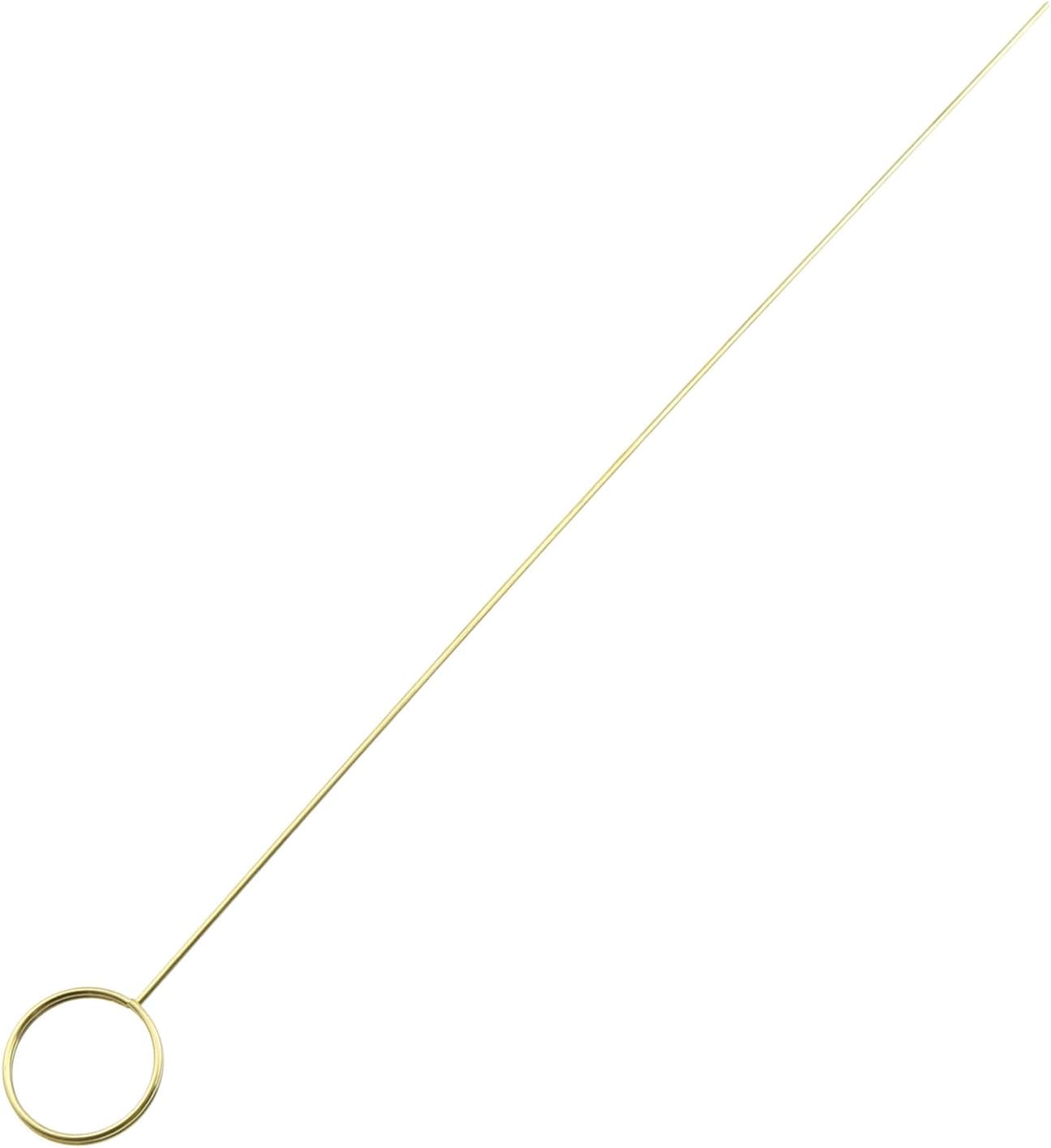 MEETOOT 30pcs Floral Card Holders Metal Wire Place Card Stands 13.4 Inch Photo Memo Clips Round Flower Decor Tags for Table Centerpieces Wedding Baby Shower Party(Gold)