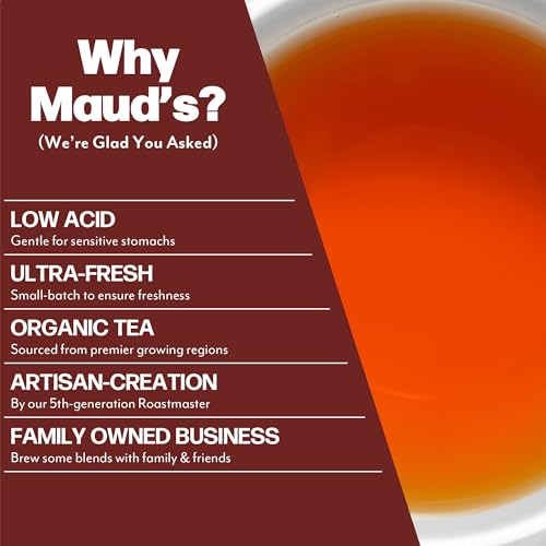 Image of Maud's Organic Cinnamon & English Breakfast Black Tea Pods, 46ct