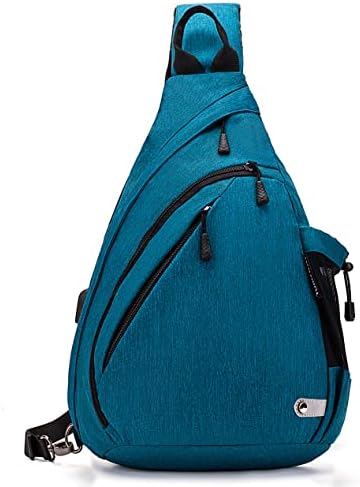 TurnWay Water-Proof Sling Backpack/Crossbody Bag/Shoulder Bag for Travel, Hiking, Cycling, Camping for Women & Men (Blue)