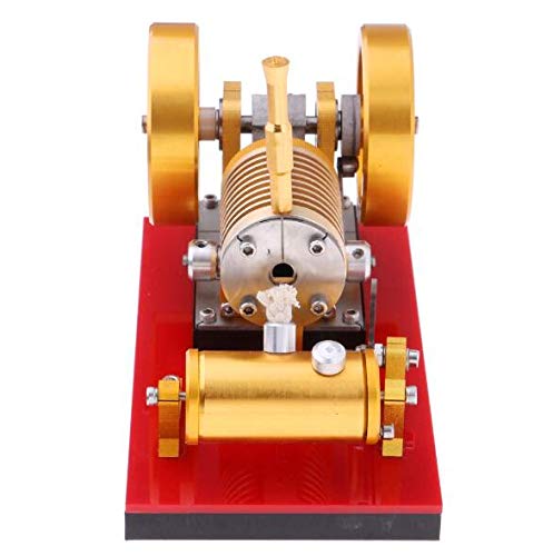2021 Double A Steering Mechanische Modell Flamme Licker Eater Doppel Fliegen Modell Der Stirling-Generator-Motor, Der Kalorischen Kraft Construction Kit