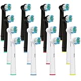 【Packung mit 8 Ersatzbürsten &Wertkauf】 Inklusive 8 Precision Clean bürstenköpfe können Sie jederzeit ersetzen. Jeder aufsätze hat einen anderen farbcodierten Identifikationsring, der Ihnen hilft, Ihre persönlichen ersatzzahnbürsten zu finden, so dass Sie sie mit Ihrer Familie teilen können.