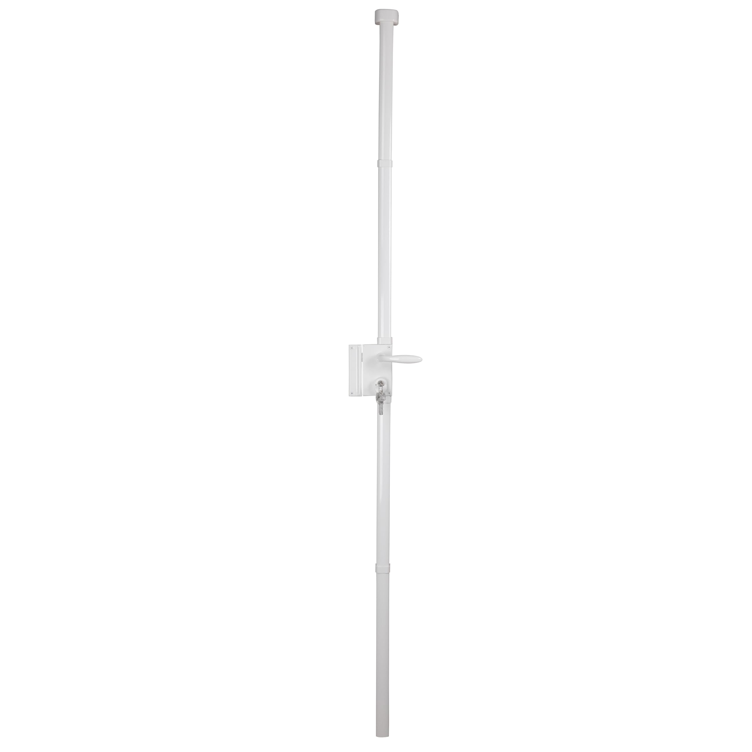 BRICARD Serrure en applique multipoints Astral 74722C, débrayable, blanc, sens gauche, fournie avec 5 clés
