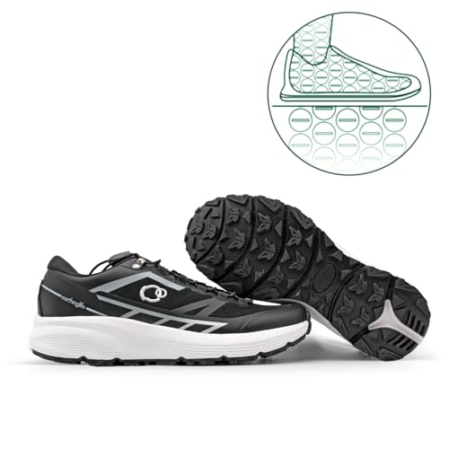 grounding Trail Running Shoe for Men Connect to Earth for natual Healing, Waterproof Hiking Shoes Anti-Slip Rubber Outsole for Walking2