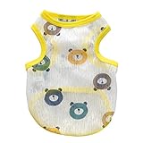 XS-XL - Disfraz de perro barato con chaleco para perros, ropa para mascotas, para cachorro, ropa para mascotas de tamaño múltiple para pequeños perros, decoración, oso y XL