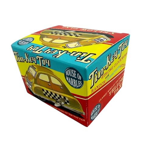 Taxi Amarillo Clásico de Juguete de Lata con Mecanismo miniatura 2