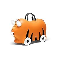 OYHN Childrens suitcase on wheels Children's Ride Suitcase & Kid's Hand Luggage,Orange