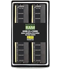 NEMIX RAM 64GB (2X32GB) DDR4 3200MHz PC4-25600 2Rx8 1.2V CL22 288
