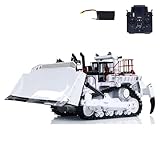 wheelfun 1/14 RC Hydraulic System Metal Dozer D11T Remote Control Bulldozer Model Motor Servo ESC Light Sound System