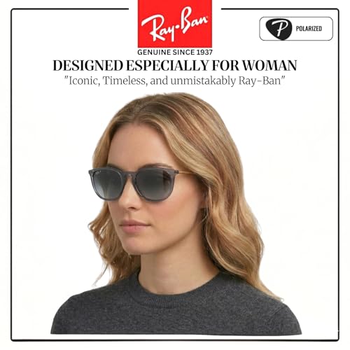 Image of Ray-Ban RB4171 ERIKA CLASSIC Phantos Shaped Sunglasses for Women with Official RAYBAN Eyewear Kit
